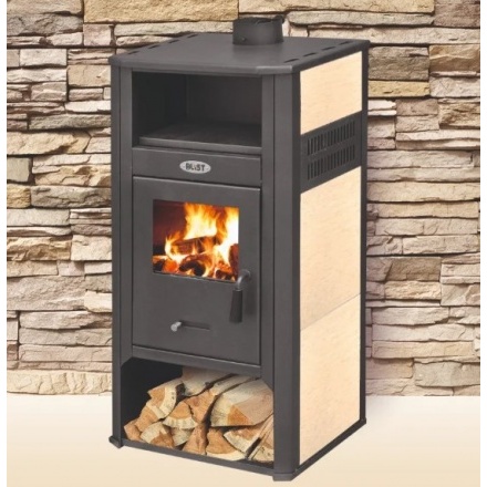 Печь-камин Blist Ambasador LM стальная дверца