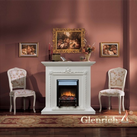 Электрокамин Glenrich Fobos Black
