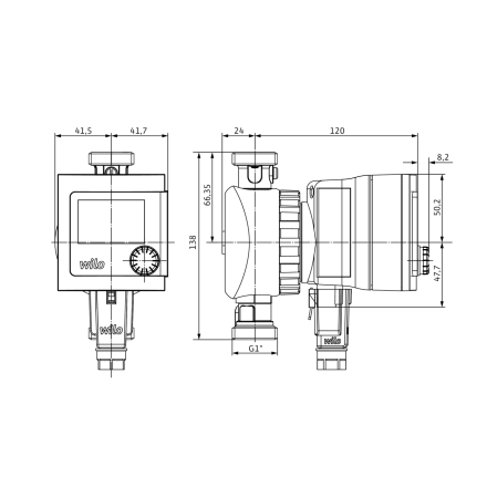 Циркуляционный насос WILO Star-Z NOVA T