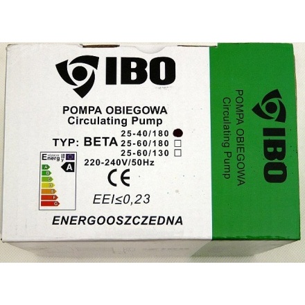 Циркуляционный насос IBO BETA 25-60/130