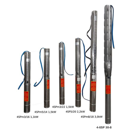 Глубинный насос для воды IBO 4ISP 14/10A (380В)