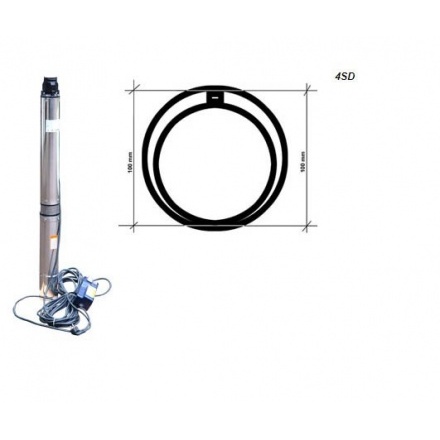 Глубинный насос для воды IBO 4SD 8/20A (380В)