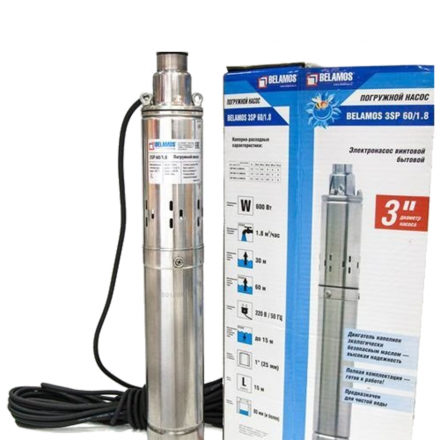 Глубинный насос для воды IBO 6ISP 30/9 (380В)