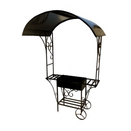 Мангал передвижной МП-02