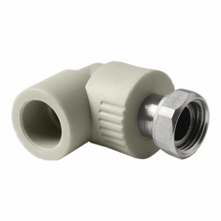 Колено накидное вн ПП Aquapipe