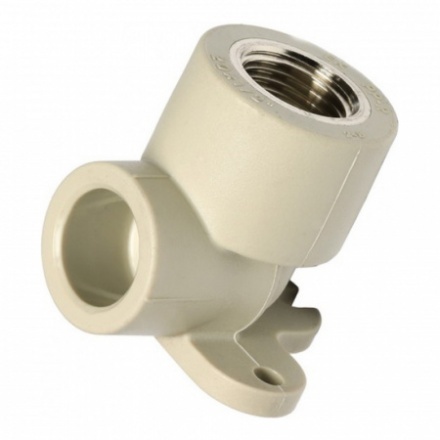 Колено ПП с креплением вн Aquapipe