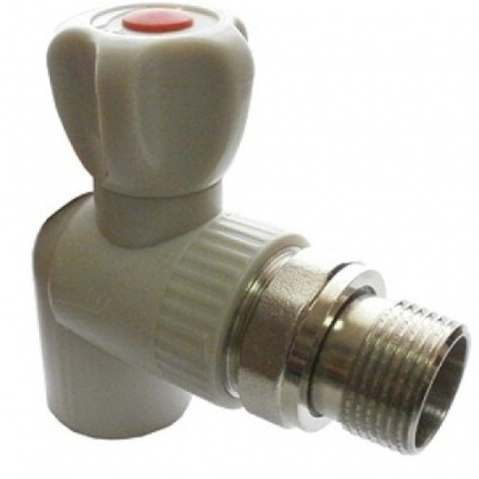 Кран ПП для радиатора угловой Aquapipe