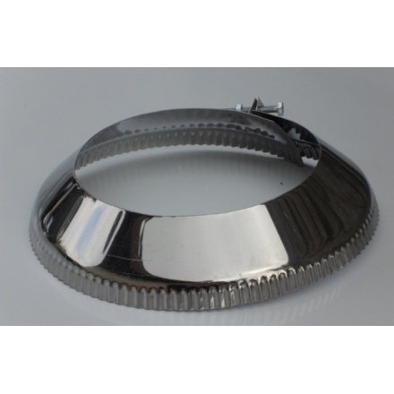 Косынка (юбка) для дымохода  из нерж.ст.  430-0,5 мм