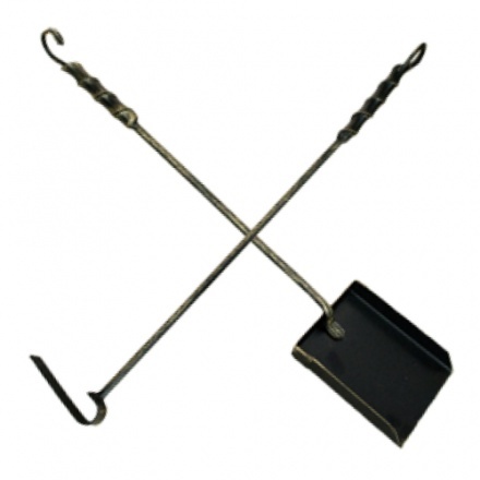 Набор кочерга и совок Везувий кованный