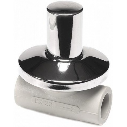 Кран вентильный LUX под штукатурку Wavin