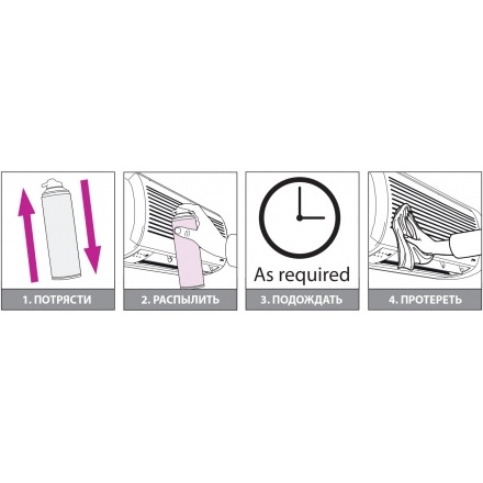 Аэрозольное средство для очистки панелей и корпусов кондиционеров EasyFinish 600 мл