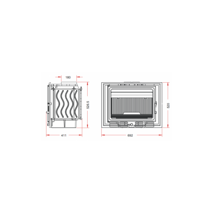 Каминная топка Invicta 700 ECO 14kW