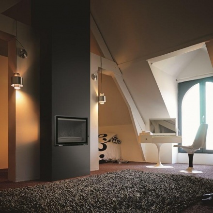 Каминная топка Invicta 700 Grand Angle с подъёмом