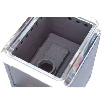 Печь банная Сибирь-18 (чугунная дверка, конвекционная)