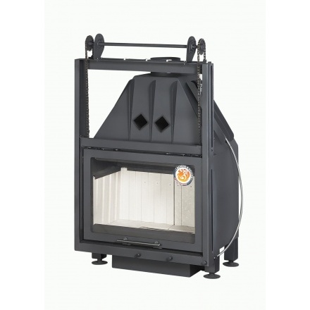 Каминная топка Экокамин Альфа 700K с контргрузом