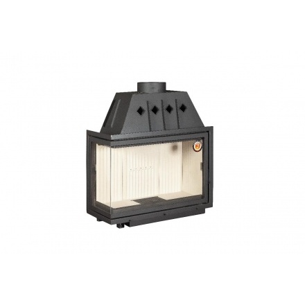 Каминная топка Экокамин Альфа 1000 L два стекла левая