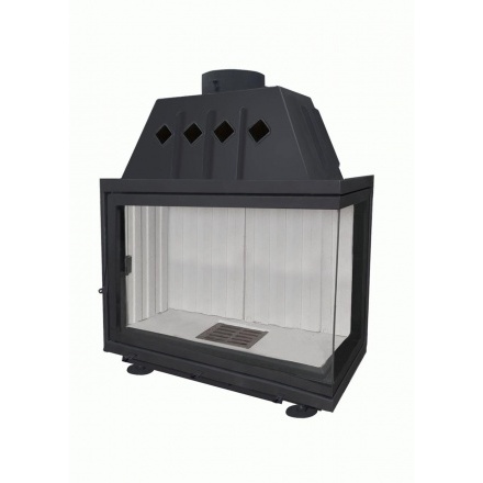 Каминная топка Экокамин Альфа 1000 R два стекла правая