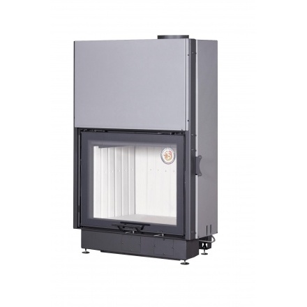 Каминная топка Экокамин Вега 800 P подовое горение принтинг