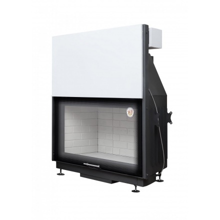 Каминная топка Экокамин Вега 1200 принтинг подовое горение