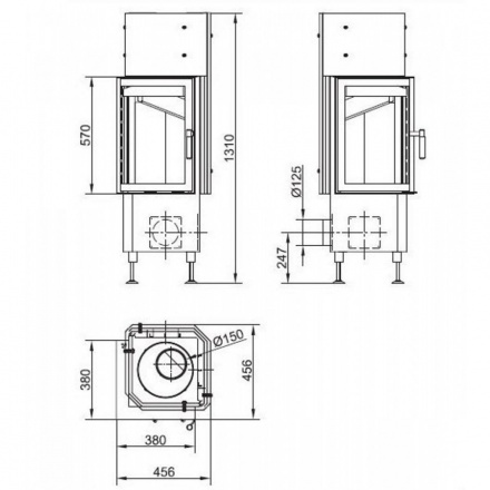 Каминная топка HARK Radiante 50/57 K ECOplus