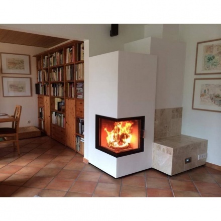 Каминная топка Austroflamm 55x55x57 S подъемный механизм