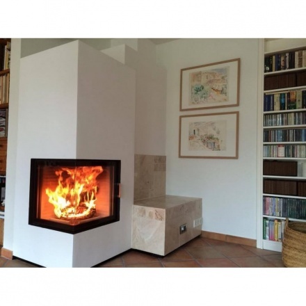 Каминная топка Austroflamm 55x55x57 S подъемный механизм