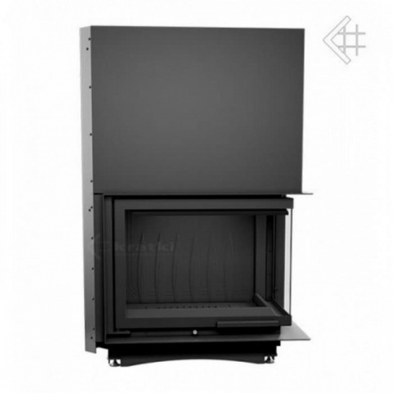 Каминная топка Kratki Amelia/P/BS/G (угловое стекло справа, гильотина)