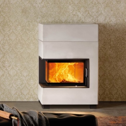 Каминная топка Austroflamm 63x40x42 K угловая с распашной дверцей