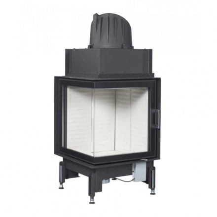 Каминная топка Austroflamm 55x55x57 K угловая с распашной дверцей