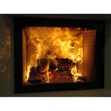 Каминная топка Austroflamm 75x57 S 2.0 подъёмный механизм, плоское стекло