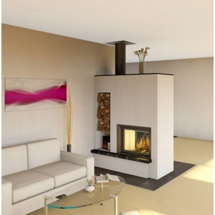 Каминная топка Austroflamm Austroflamm 75x51 SII 2.0 подъёмный механизм сквозная топка