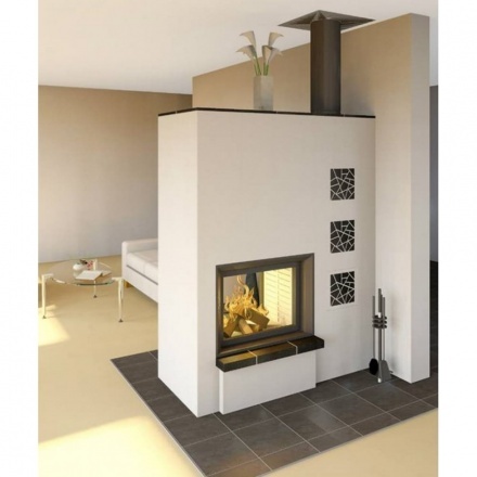 Каминная топка Austroflamm Austroflamm 75x51 SII 2.0 подъёмный механизм сквозная топка