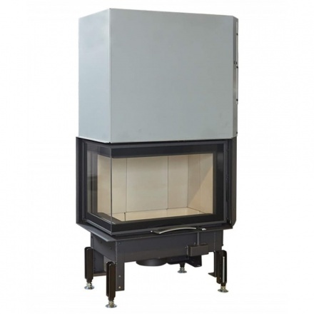 Каминная топка Austroflamm 63x40x42 S угловая дверца, подъёмный механизм
