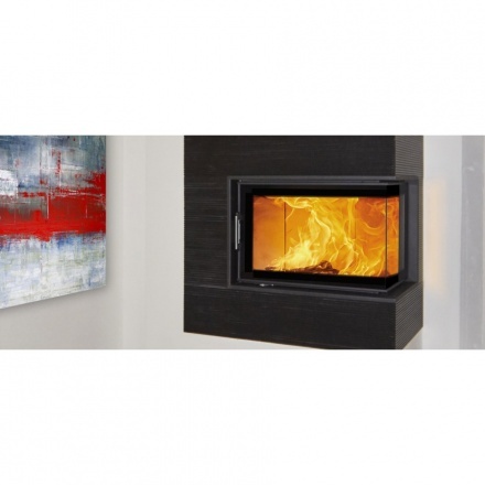 Каминная топка Austroflamm 63x40x42 S угловая дверца, подъёмный механизм