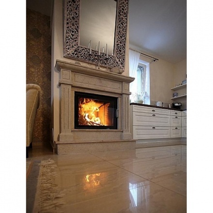 Каминная топка Austroflamm 75x57 K распашная дверца, плоское стекло