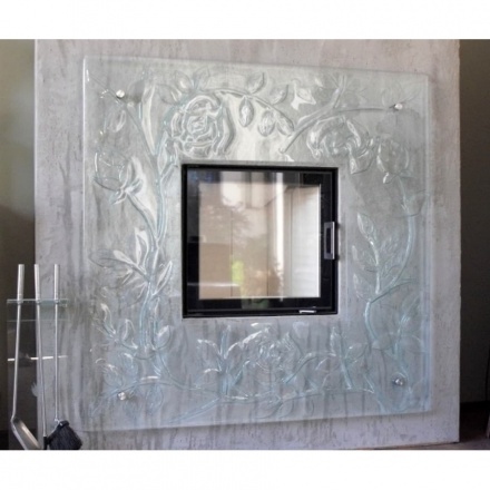 Каминная топка Austroflamm 55x51 K распашная дверца, плоское стекло