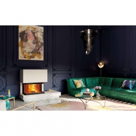 Каминная топка Austroflamm 75x35x45 S3 2.0 подъёмный механизм