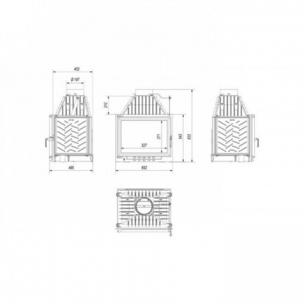 Каминная топка Kratki ZUZIA/ECO