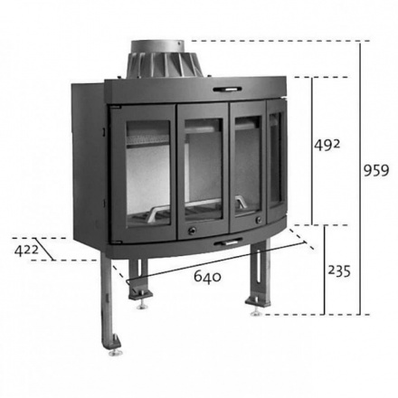 Каминная топка Jotul I400 Harmony