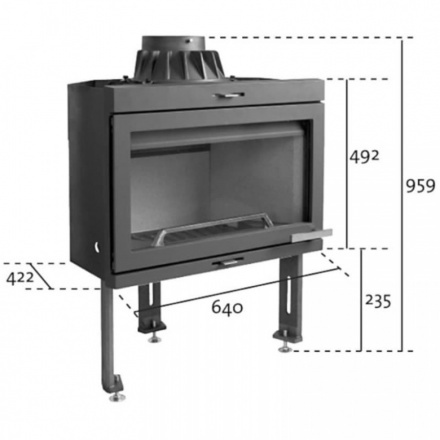 Каминная топка Jotul I 400 Panorama