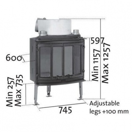 Каминная топка Jotul I 18 Harmony