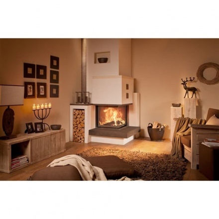 Каминная топка Brunner Eck-Kamin 51/52/52 боковое открытие