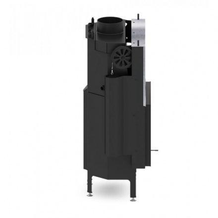 Каминная топка Hitze ALBERO 11 KW горизонтальная гильотина с водяным контуром