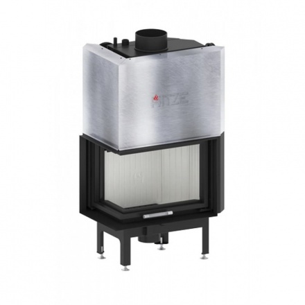 Каминная топка Hitze ALBERO 9 KW левосторонняя гильотина с водяным контуром