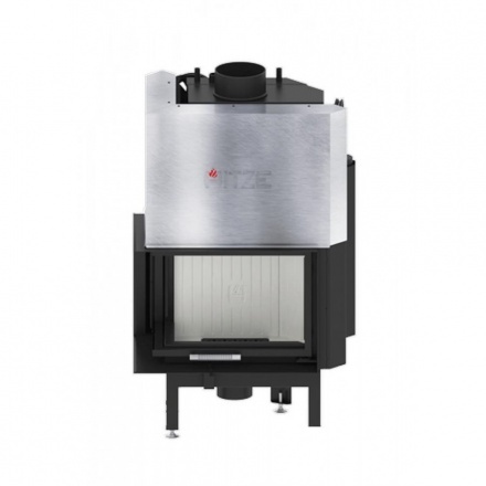 Каминная топка Hitze ALBERO 9 KW левосторонняя гильотина с водяным контуром
