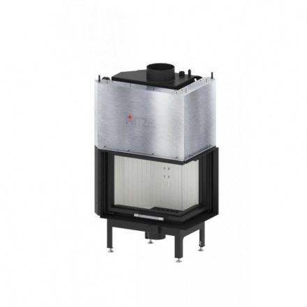 Каминная топка Hitze ALBERO 11 KW правосторонняя гильотина с водяным контуром