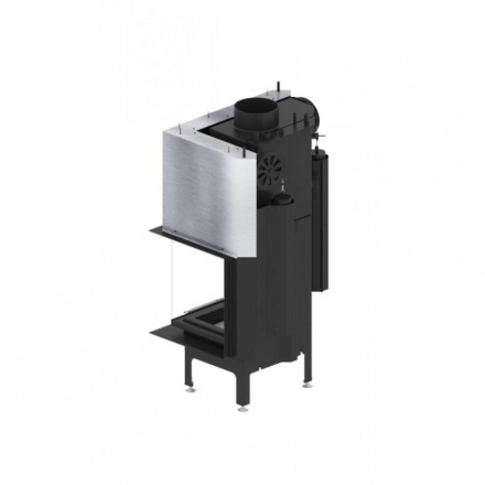Каминная топка Hitze ALBERO 11 KW правосторонняя гильотина с водяным контуром