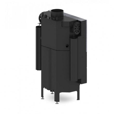 Каминная топка Hitze ALBERO 9 KW горизонтальная гильотина с водяным контуром