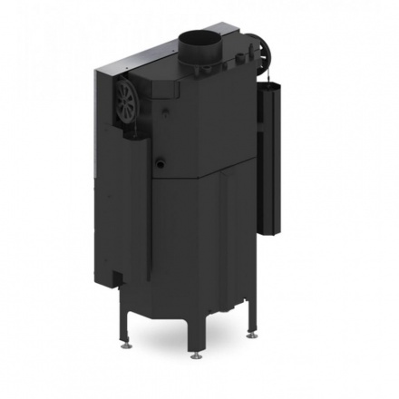 Каминная топка Hitze ALBERO 9 KW горизонтальная гильотина с водяным контуром