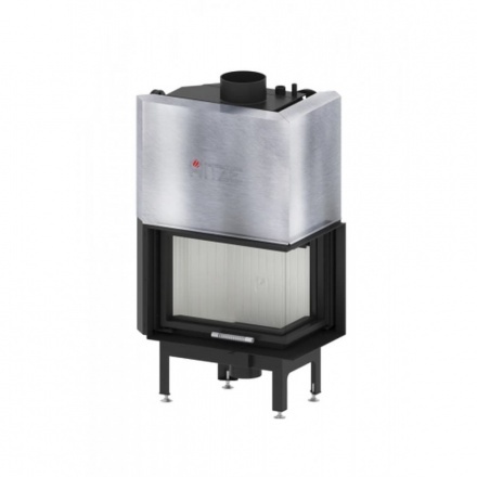 Каминная топка Hitze ALBERO 9 KW правосторонняя гильотина с водяным контуром